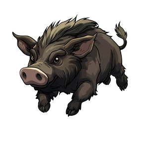 Darkest Dungeon Boar Running Vinyl Car Decal Sticker – Waterproof & UV-Resistant 4.0"