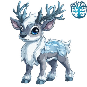 Deer Lich King Cartoon Vinyl Car Decal Sticker – Waterproof & UV-Resistant 4.0"