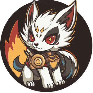 Dofus Data Chien Logo Vinyl Car Decal Sticker – Waterproof & UV-Resistant 4.0"