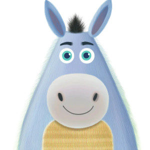 Donkey Lion Skin Vinyl Car Decal Sticker – Waterproof & UV-Resistant 4.0"