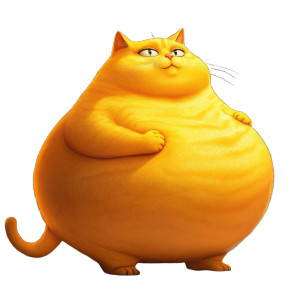 Fat Yellow Cat Cartoon Vinyl Car Decal Sticker – Waterproof & UV-Resistant 4.0" Fat Yellow Cat Cartoon Vinyl Car Decal Sticker – Waterproof & UV-Resistant 4.0"