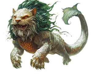 Feline Sea Creature Vinyl Car Decal Sticker – Waterproof & UV-Resistant 5.0"