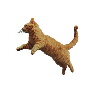 Flying Cat Sky Vinyl Car Decal Sticker – Waterproof & UV-Resistant 4.0"