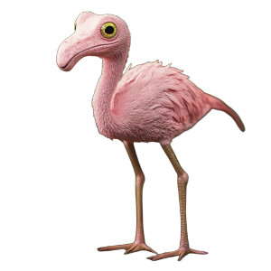 Frog Flamingo Hybrid Vinyl Car Decal Sticker – Waterproof & UV-Resistant 4.0"