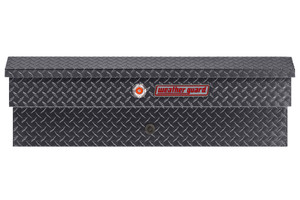 Weather Guard Tool Box 184-6-03 LoSide; Single Lid; Powder Coated; Gunmetal Gray; Aluminum; 3 Cubic Feet Capacity