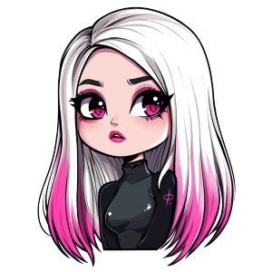 Goth Chibi Girl Confused Vinyl Car Decal Sticker – Waterproof & UV-Resistant 4.0" Goth Chibi Girl Confused Vinyl Car Decal Sticker – Waterproof & UV-Resistant 4.0"