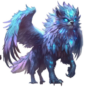 Griffin Owl Creature Vinyl Car Decal Sticker – Waterproof & UV-Resistant 4.0"