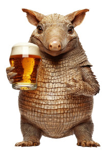 Happy Armadillo Beer Glass Vinyl Car Decal Sticker – Waterproof & UV-Resistant 4.0" Happy Armadillo Beer Glass Vinyl Car Decal Sticker – Waterproof & UV-Resistant 4.0"