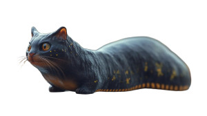 Hyper Realistic Cat Slug Vinyl Car Decal Sticker – Waterproof & UV-Resistant 7.14" Hyper Realistic Cat Slug Vinyl Car Decal Sticker – Waterproof & UV-Resistant 7.14"
