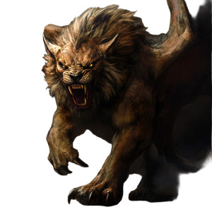 Hyperrealistic Manticore Shot Vinyl Car Decal Sticker – Waterproof & UV-Resistant 4.0"