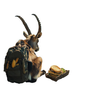 Ibex Hike Switzerland Alps Vinyl Car Decal Sticker – Waterproof & UV-Resistant 4.0"