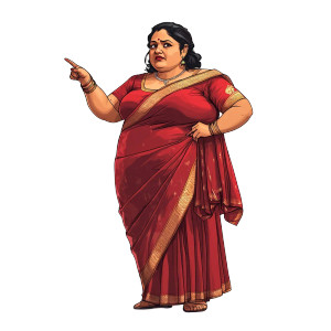 Indian Woman Saree Gesture Vinyl Car Decal Sticker – Waterproof & UV-Resistant 4.0" Indian Woman Saree Gesture Vinyl Car Decal Sticker – Waterproof & UV-Resistant 4.0"