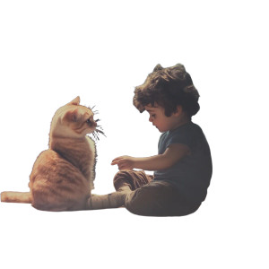 Italo Calvino Cat Polaroid Vinyl Car Decal Sticker – Waterproof & UV-Resistant 4.0"