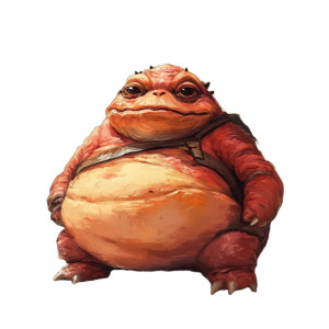 Jabba Red Kobold Anime Vinyl Car Decal Sticker – Waterproof & UV-Resistant 4.0"