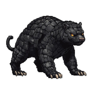 Jaguar Armadillo Hybrid Vinyl Car Decal Sticker – Waterproof & UV-Resistant 4.0"