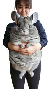 Japanese Woman Giant Chinchilla Vinyl Car Decal Sticker – Waterproof & UV-Resistant 4.0" Japanese Woman Giant Chinchilla Vinyl Car Decal Sticker – Waterproof & UV-Resistant 4.0"