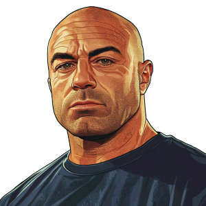 Joe Rogan Gtav Style Vinyl Car Decal Sticker – Waterproof & UV-Resistant 4.0"
