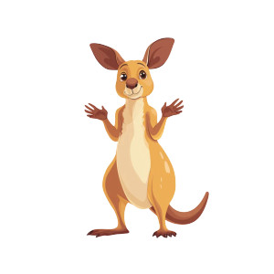 Kangaroo Shrugging Shoulders Vinyl Car Decal Sticker – Waterproof & UV-Resistant 4.0" Kangaroo Shrugging Shoulders Vinyl Car Decal Sticker – Waterproof & UV-Resistant 4.0"
