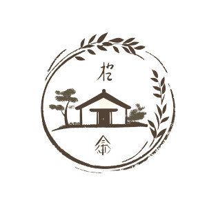 Kanji Circle House Greenery Vinyl Car Decal Sticker – Waterproof & UV-Resistant 4.0"