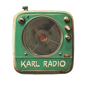Karl Fm Logo Green Radio Vinyl Car Decal Sticker – Waterproof & UV-Resistant 4.0"