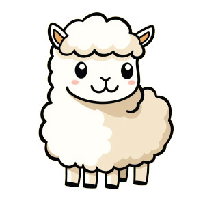 Kawaii Alpaca Vector Vinyl Car Decal Sticker – Waterproof & UV-Resistant 4.0" Kawaii Alpaca Vector Vinyl Car Decal Sticker – Waterproof & UV-Resistant 4.0"