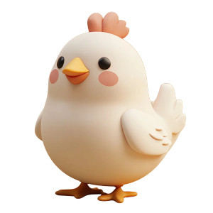 Kawaii Chicken 3D Clay Vinyl Car Decal Sticker – Waterproof & UV-Resistant 4.0" Kawaii Chicken 3D Clay Vinyl Car Decal Sticker – Waterproof & UV-Resistant 4.0"