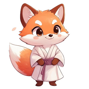 Kawaii Fox Cartoon Vinyl Car Decal Sticker – Waterproof & UV-Resistant 4.0" Kawaii Fox Cartoon Vinyl Car Decal Sticker – Waterproof & UV-Resistant 4.0"