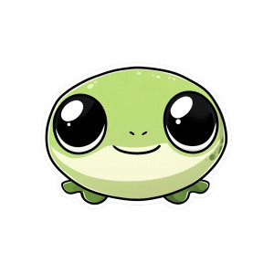 Kawaii Green Frog Sticker Vinyl Car Decal Sticker – Waterproof & UV-Resistant 4.0" Kawaii Green Frog Sticker Vinyl Car Decal Sticker – Waterproof & UV-Resistant 4.0"