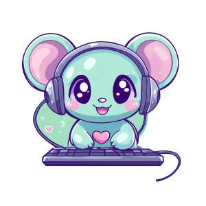 Kawaii Mouse Gaming Vinyl Car Decal Sticker – Waterproof & UV-Resistant 4.0" Kawaii Mouse Gaming Vinyl Car Decal Sticker – Waterproof & UV-Resistant 4.0"