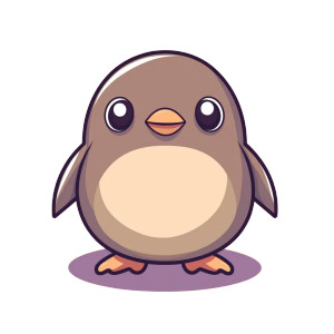 Kawaii Penguin Chibi Icon Vinyl Car Decal Sticker – Waterproof & UV-Resistant 4.0" Kawaii Penguin Chibi Icon Vinyl Car Decal Sticker – Waterproof & UV-Resistant 4.0"