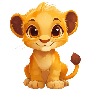 Lion Cub Chibi Smile Vinyl Car Decal Sticker – Waterproof & UV-Resistant 4.0" Lion Cub Chibi Smile Vinyl Car Decal Sticker – Waterproof & UV-Resistant 4.0"