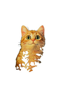 Louis Wain Cats Forest Vinyl Car Decal Sticker – Waterproof & UV-Resistant 4.0"