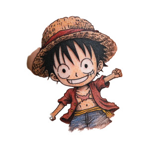 Luffy Traditional Tattoo Vinyl Car Decal Sticker – Waterproof & UV-Resistant 4.0" Luffy Traditional Tattoo Vinyl Car Decal Sticker – Waterproof & UV-Resistant 4.0"