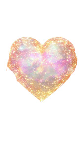 Luminous Heart Hands Vinyl Car Decal Sticker – Waterproof & UV-Resistant 4.0"