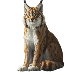 Lynx Body Realistic Vinyl Car Decal Sticker – Waterproof & UV-Resistant 4.0"
