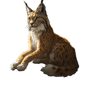 Lynx Companion Portrait Vinyl Car Decal Sticker – Waterproof & UV-Resistant 4.0"