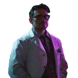 Mad Scientist Pacific Rim Vinyl Car Decal Sticker – Waterproof & UV-Resistant 4.0"