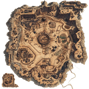 Massive Underground Mine Map Vinyl Car Decal Sticker – Waterproof & UV-Resistant 4.0"