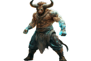 Minotaur Martial Artist Vinyl Car Decal Sticker – Waterproof & UV-Resistant 6.0" Minotaur Martial Artist Vinyl Car Decal Sticker – Waterproof & UV-Resistant 6.0"