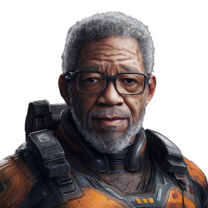 Morgan Freeman Gordon Freeman Vinyl Car Decal Sticker – Waterproof & UV-Resistant 4.0"