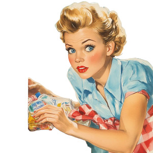 Mother Cringing Messy Detergent Vinyl Car Decal Sticker – Waterproof & UV-Resistant 4.0"