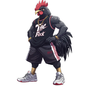 Muscular Chicken Basketball Vinyl Car Decal Sticker – Waterproof & UV-Resistant 4.0" Muscular Chicken Basketball Vinyl Car Decal Sticker – Waterproof & UV-Resistant 4.0"