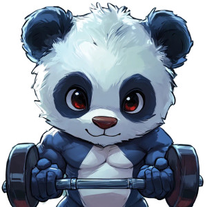 Muscular Panda Gym Logo Vinyl Car Decal Sticker – Waterproof & UV-Resistant 4.0" Muscular Panda Gym Logo Vinyl Car Decal Sticker – Waterproof & UV-Resistant 4.0"