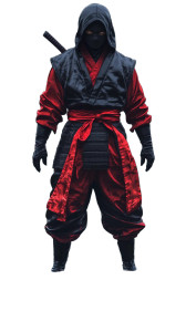 Ninja On Water Vinyl Car Decal Sticker – Waterproof & UV-Resistant 4.0"