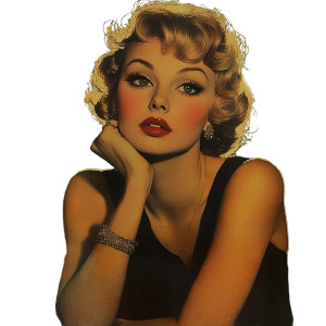 Old Hollywood Playlist Cover Vinyl Car Decal Sticker – Waterproof & UV-Resistant 4.0"