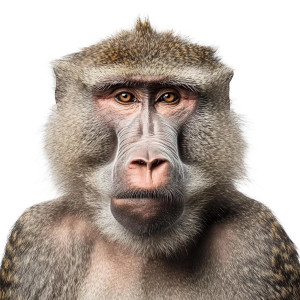 Old Male Baboon Portrait Vinyl Car Decal Sticker – Waterproof & UV-Resistant 4.0" Old Male Baboon Portrait Vinyl Car Decal Sticker – Waterproof & UV-Resistant 4.0"