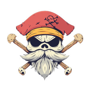 Onepiece Pirate Flag Anime Vinyl Car Decal Sticker – Waterproof & UV-Resistant 4.0"