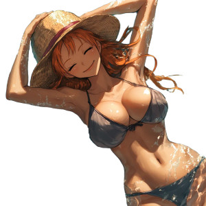 One Piece Relaxing Satisfying Vinyl Car Decal Sticker – Waterproof & UV-Resistant 4.0"