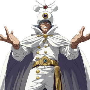 One Piece Vice Admiral Eyeball Vinyl Car Decal Sticker – Waterproof & UV-Resistant 4.0"