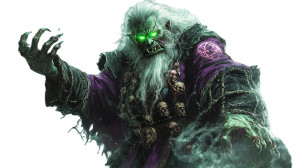 Orc Warlock Necromancer Action Vinyl Car Decal Sticker – Waterproof & UV-Resistant 7.14"